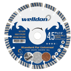 Here is the comprehensive product description for the Welldon Diamond Blade Segment+Turbo Series