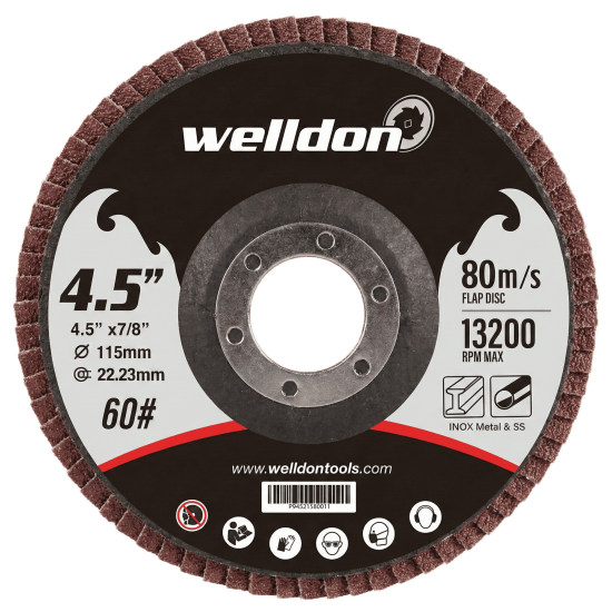 Welldon Flap Disc Calcined Aluminium Oxide