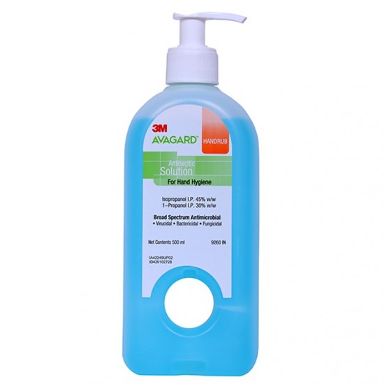 3M Avagard Antiseptic Solution for Hand Hygiene CHG Handrub 500ml