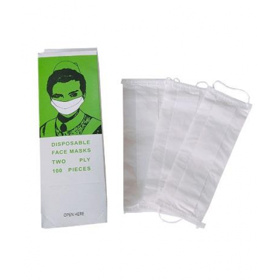 2-Ply Cleanroom Face Mask Paper Earloop