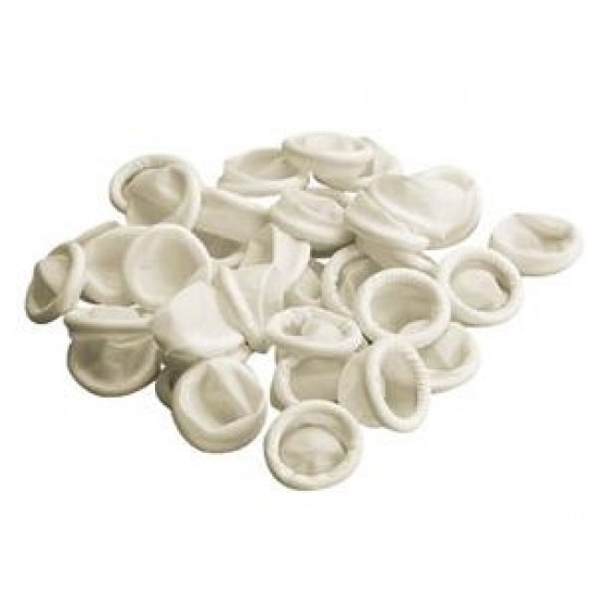 Latex Finger Cots White