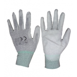 ESD Antistatic PU Coated Palm Fit Glove