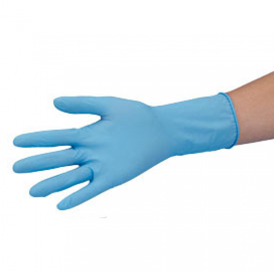 Cleanroom Nitrile Glove Blue 12"