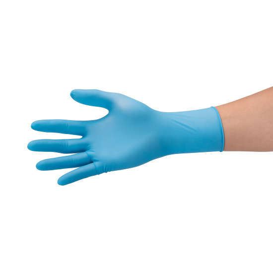 Glove Nitrile Blue 12"
