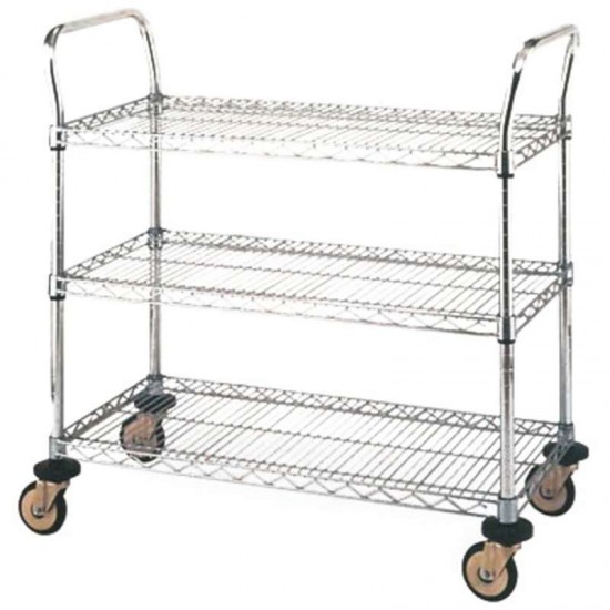 ESD Antistatic Stainless Steel Trolley