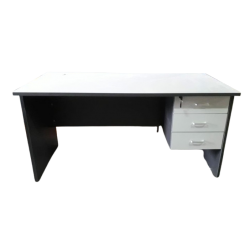 Office Table XY-8025#GY 120 x 70 x 75cm w/ 1 Unit Hanging Drawer White