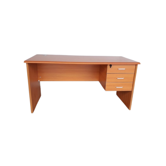 Office Table P002-26# Cherry 120 x 70 x 75mm w/ Hanging Drawer