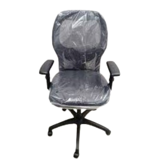 Office Chair w/ Arm Rest, Black Second
