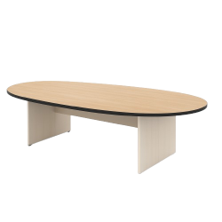 Office Table Meeting Oval 120 x 240cm 8 Persons (Used)
