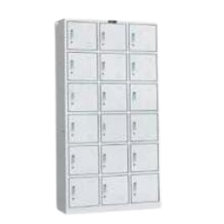Office Cabinet Locker 18 Door 13-082 900 (W) × 350 (D) × 1800 (H) mm