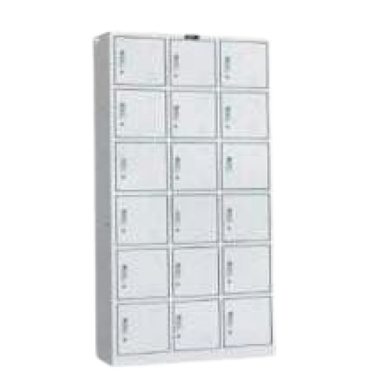 Office Cabinet Locker 18 Door 13-082 900 (W) × 350 (D) × 1800 (H) mm Office Cabinet Locker 18 Door 13-082 900 (W) × 350 (D) × 1800 (H) mm