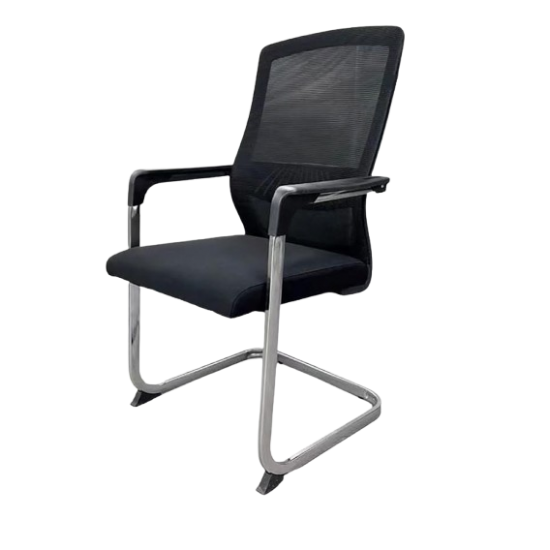 Office Chair 8003 w/ Arm Rest w/o Wheel, Black Office Chair 8003 w/ Arm Rest w/o Wheel, Black