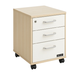 Office Table Side Drawer NKS 001 40 x 30 x 48cm, Birch White