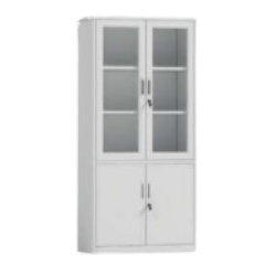 Office Cabinet Metal Glass HY-FC-005 900 (W) × 400 (D) × 1850 (H) mm