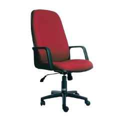 Office Chair Adjustable LUXIO HTO w/ Arm Rest, Red