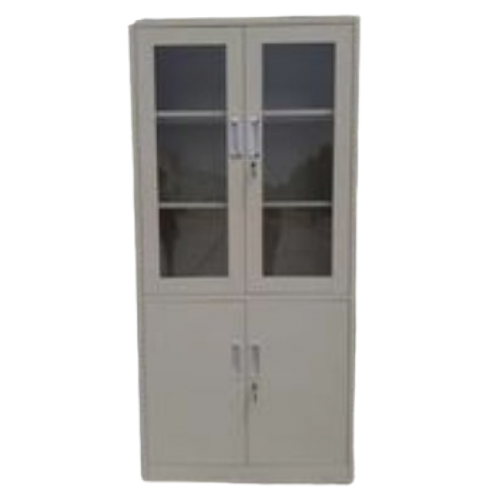 Office Cabinet Metal Glass 900 (W) × 400 (D) × 1800 (H) mm