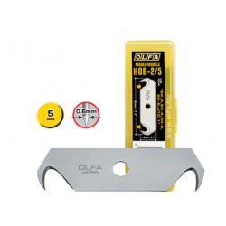 OLFA Hook blade for Safety cutter HOB-2/5 (5pcs pack) X01-0073 XB108F(360-7259) 360-7259