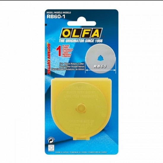 OLFA Rotery cutter Spare Blade dia 60mm RB60-1 (1pcs pack) X01-0091 RB60(294-2950) 294-2950