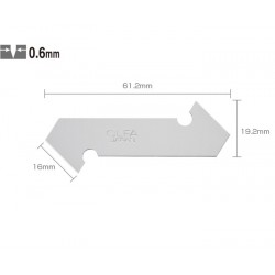 OLFA Spare Blade for PC-L(3pcs pack) X01-0099 XB17(360-7518) 360-7518