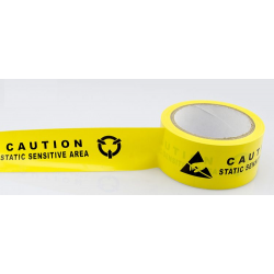 Tape "CAUTION STATIC SENSITIVE AREA" 