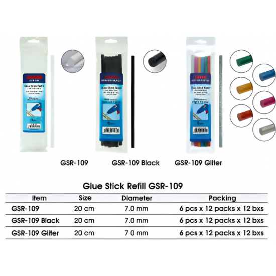 Joyko Glue Gun Stick GSR-109 7 x 200mm Joyko Glue Gun Stick GSR-109 7 x 200mm