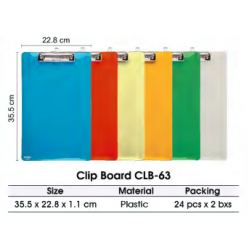 Stationary Joyko Clipboard CLB-63 F4 Stationary Joyko Clipboard CLB-63 F4
