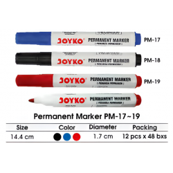 Joyko Marker Permanent PM-17-19  Joyko Marker Permanent PM-17-19