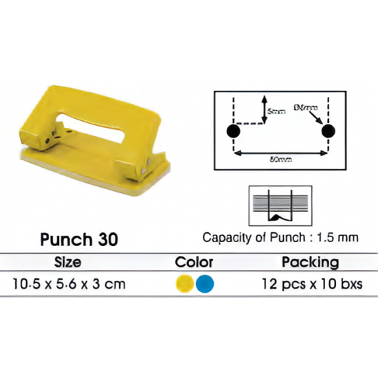 Stationary Joyko Punch Hole No. 30