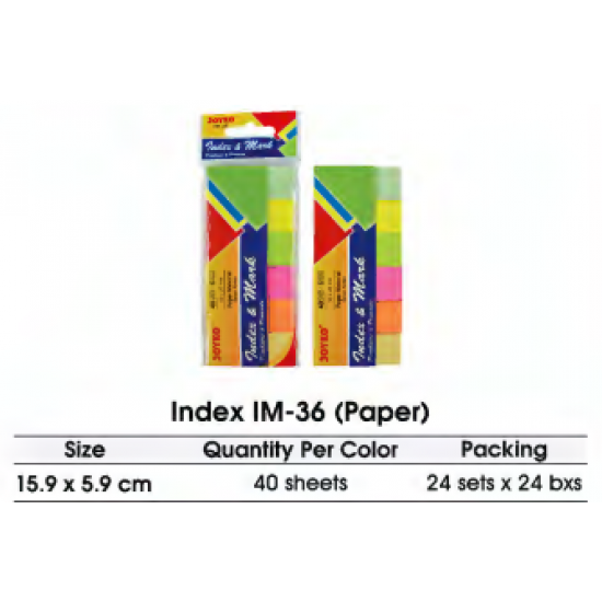 Joyko Sticky Note 6color IM-36