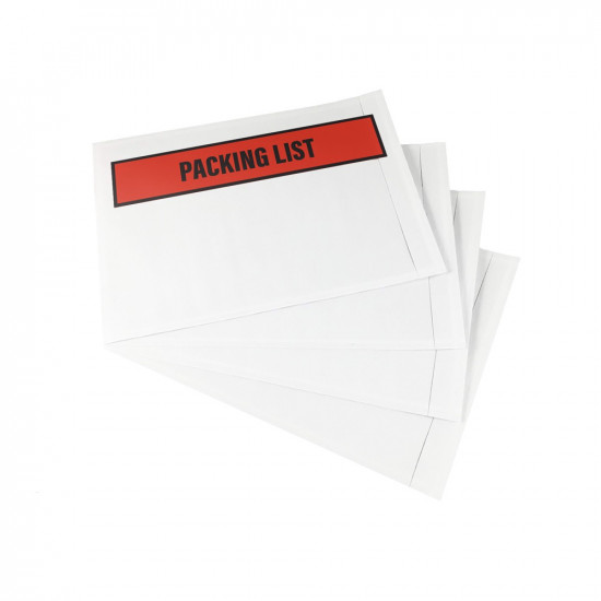 Printed Packing List Envelope