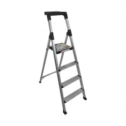 Ladder 4-Steps Alu Handle Tool Tray 10125456 Ladder 4-Steps Alu Handle Tool Tray 10125456